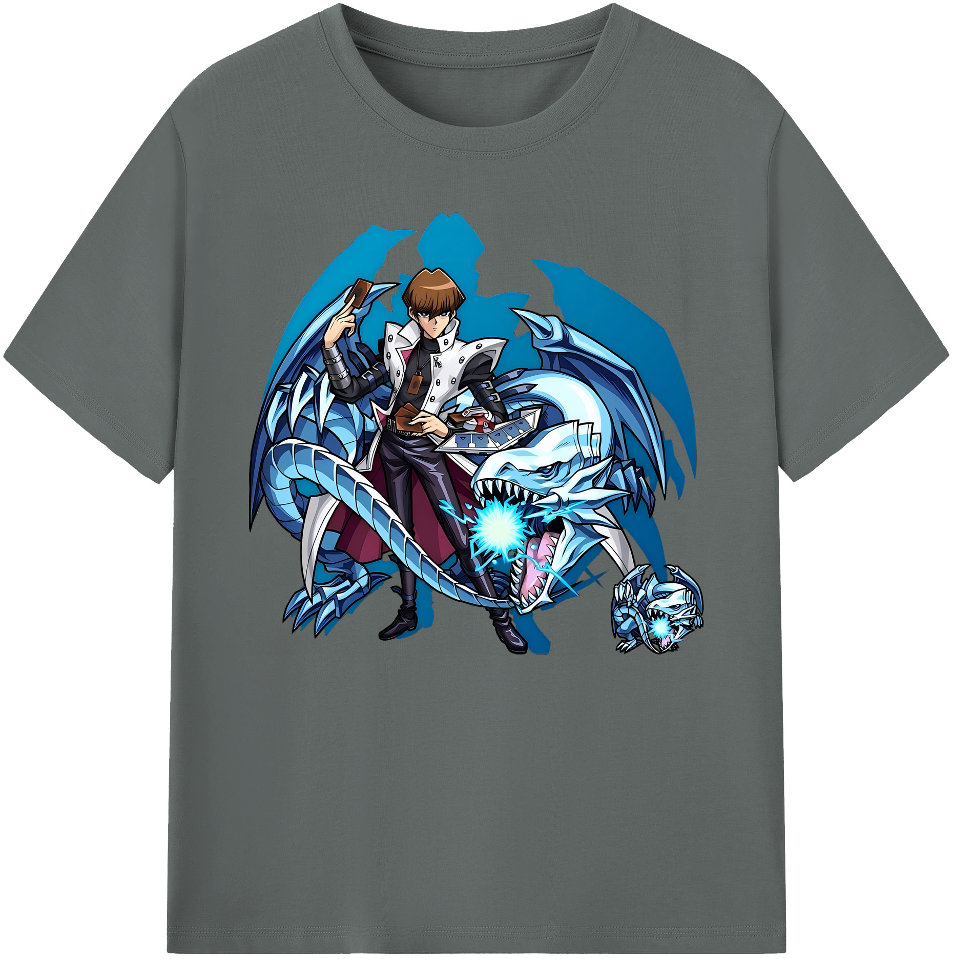 （画像用） 遊☆戯☆王 Yu-Gi-Oh! 綿100％ メンズ半袖Tシャツ｜肌触りやわらか＆通気性